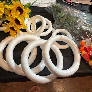 Lot of Craft Wreath Supplies
